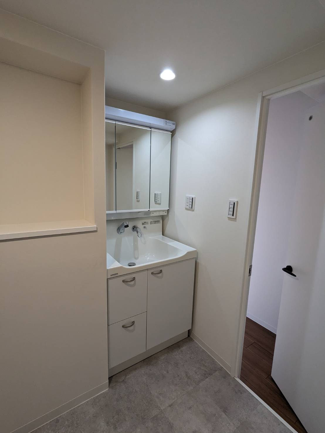 パークハイム庚午中の独立洗面台