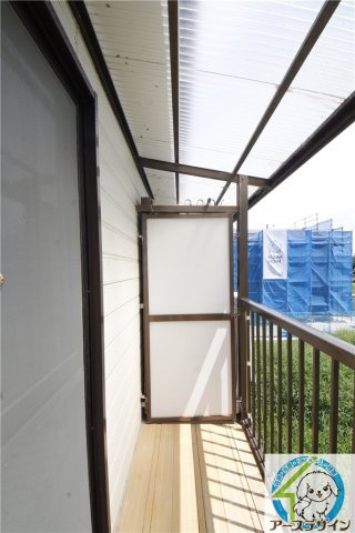 フラット松江のバルコニー|※類似部屋