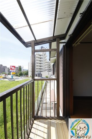 フラット松江のバルコニー|※類似部屋