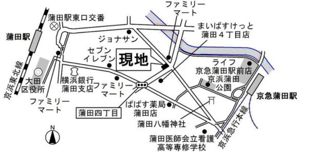 アーバンソレイユの地図