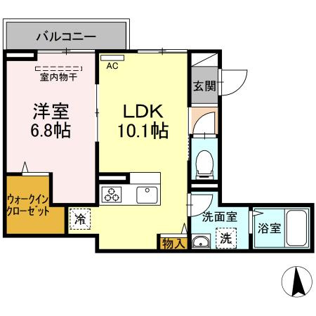 エクセリア西小岩の間取り