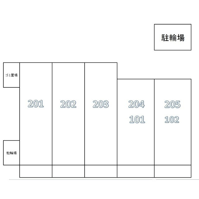 アムール　Ｙｕｔａｋａ　アムールユタカの区画図