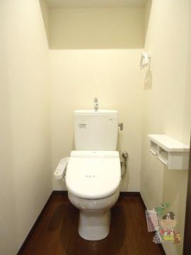 フラットＴ＆Ｔのトイレ|シャワー付トイレ