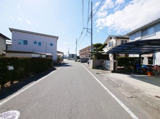 【前面道路含む現地写真】 | 前面道路は5.9ｍ