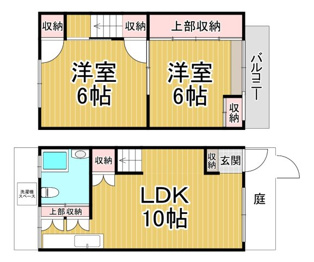 甲風園3丁目テラスの間取り