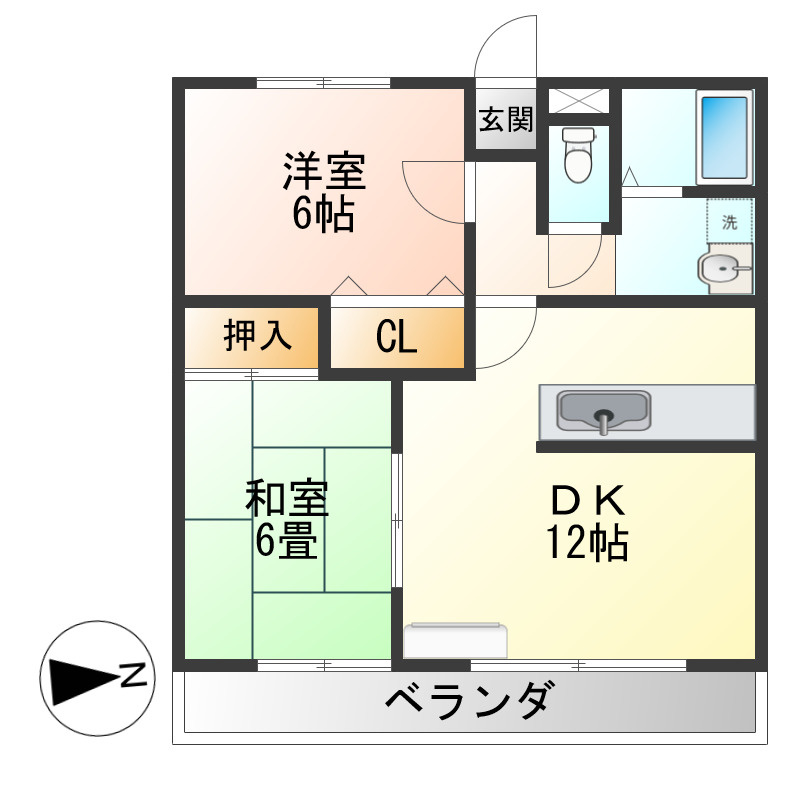 アヴィニヨンの間取り