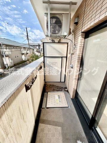 Luxe豊津のバルコニー