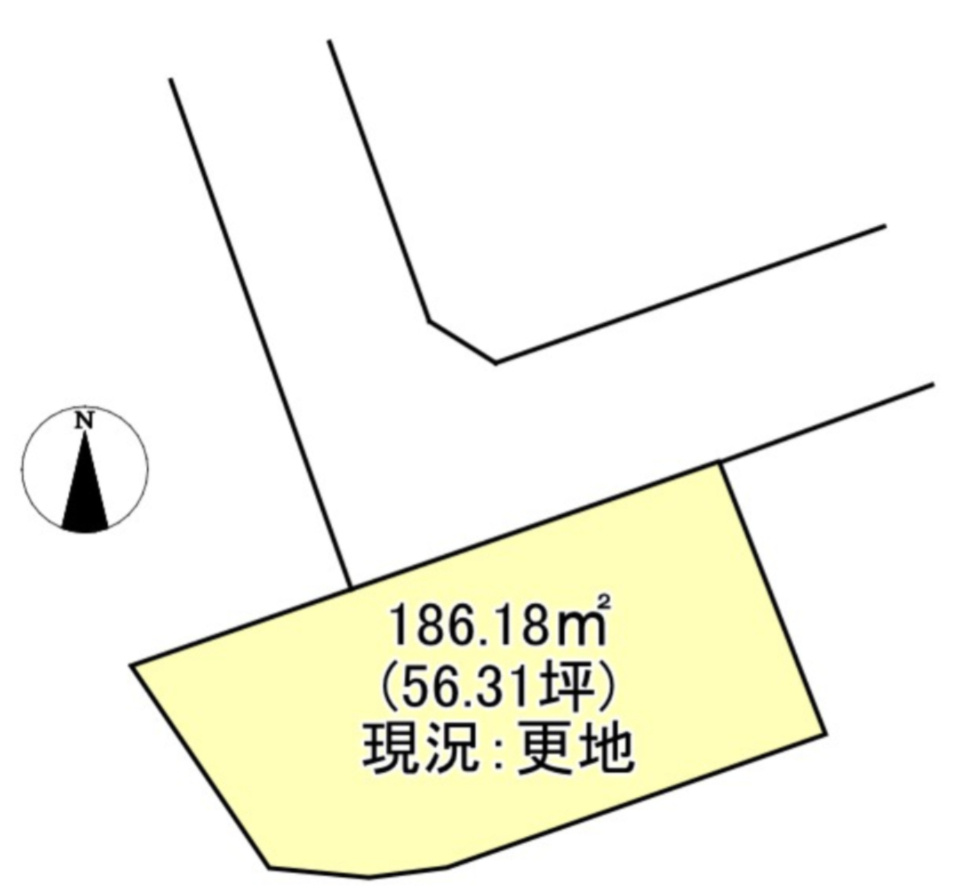 売土地の土地図