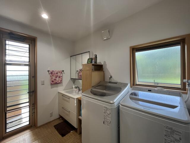 売中古戸建　中央区協和町のランドリースペース