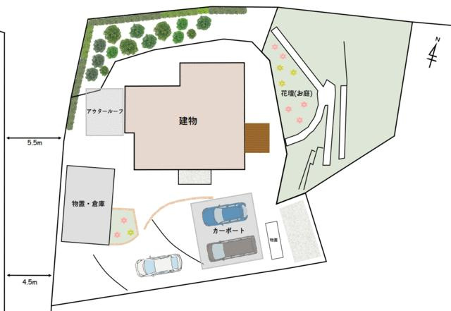 売中古戸建　中央区協和町の区画図