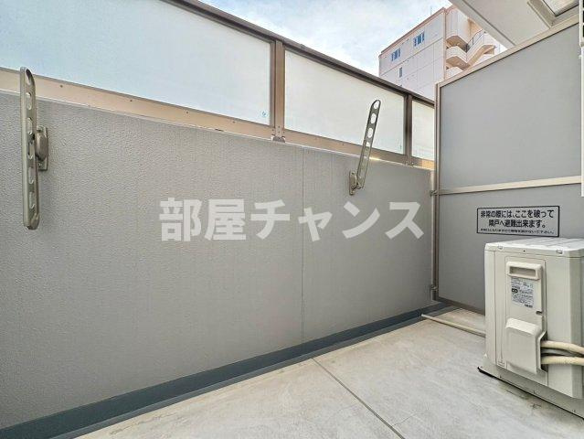 グリーンコート中島のバルコニー