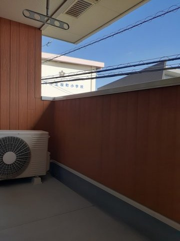 シャルマン桜Ｄのバルコニー