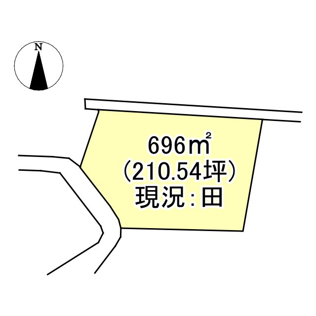 売土地の土地図
