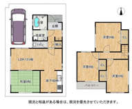 八幡市橋本尻江　中古戸建ての画像