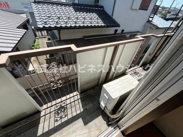 東宮前ハイツのバルコニー