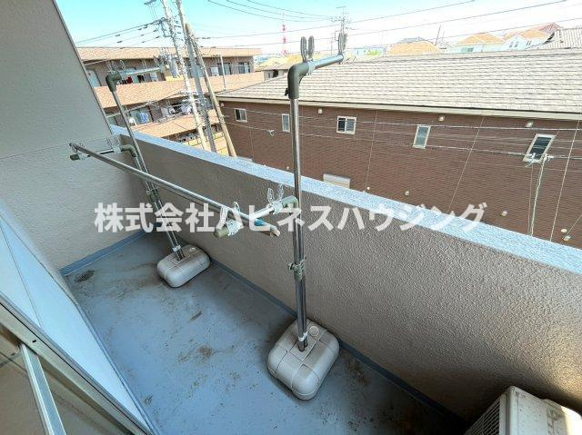 コーポ嶋脇のバルコニー