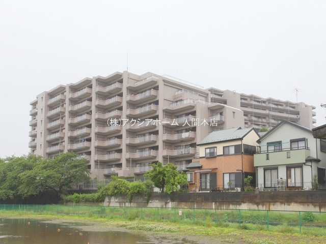エステ・スクエア武蔵藤沢の外観|武蔵藤沢駅よりバス便利用可、総戸数136戸のビッグコミュニティマンションです。