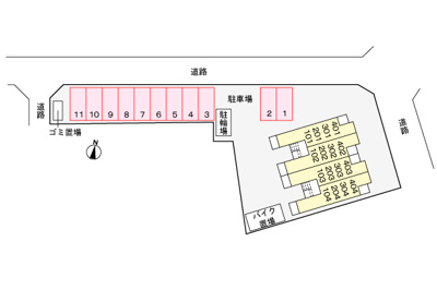 【区画図】 | ブランドール湘南 | 駐車場