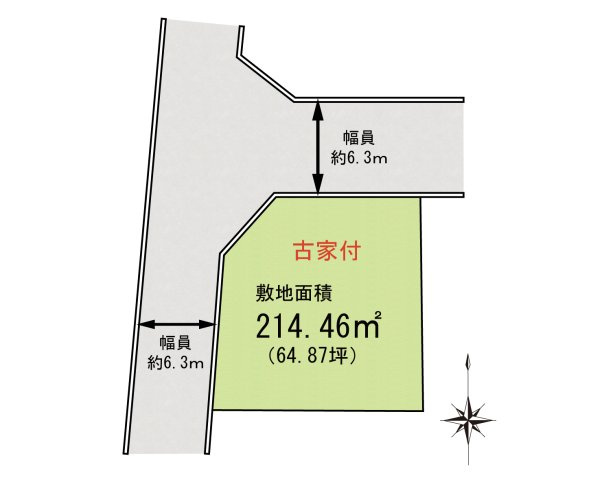 熊取町希望が丘1丁目　建築条件なし土地の土地図