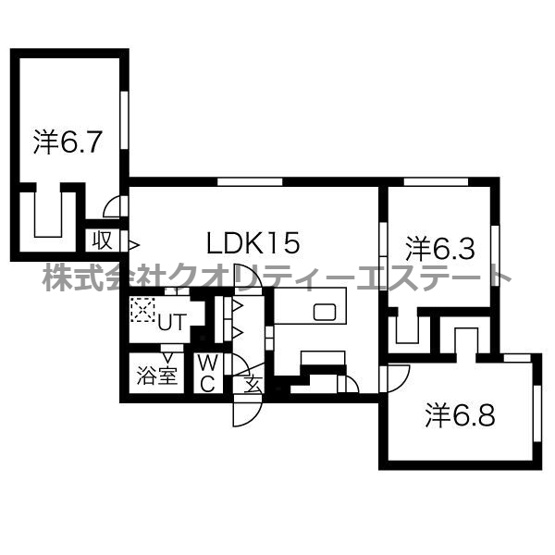 【間取り】 | レブニーズ　ザ・レジデンス　宮の森