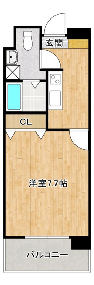 【間取り】 | ローズモント・フレア博多駅前 | 現況優先。