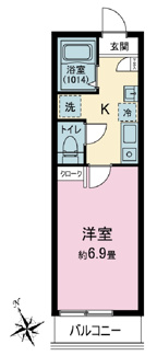 【間取り】 | ３０２号室