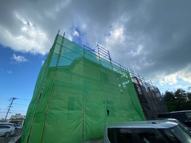 ハートフルタウン沖縄市桃原　G号棟の外観|2024/12/5　現地写真