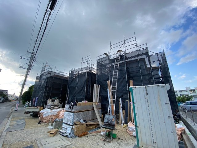 ハートフルタウン沖縄市桃原　G号棟の外観|2024/12/5　現地写真