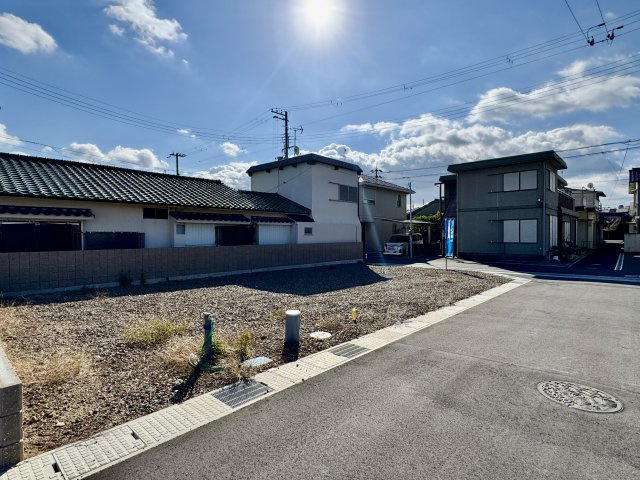 阪南市尾崎町４丁目　建築条件無し土地分譲の外観|前面道路幅4.7ｍ