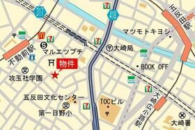 【地図】ＡＳＴＩＬＥ目黒不動前 