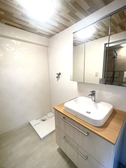 【独立洗面台】 | （商談中）鏡川コーポA棟 | こだわりの洗面台です。