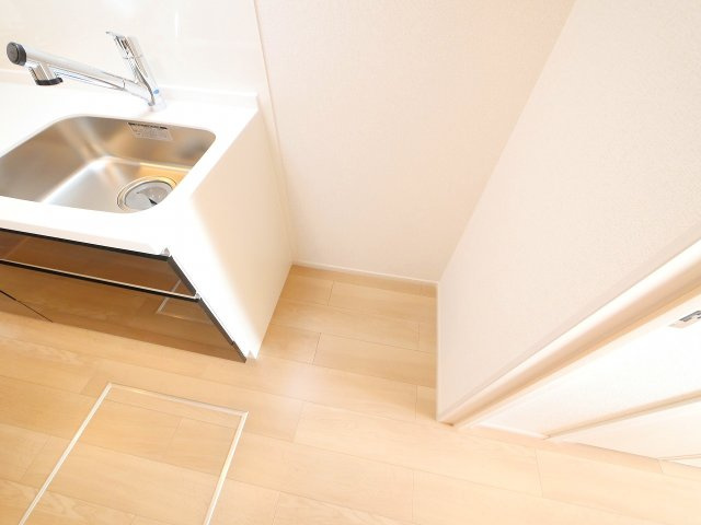 ヒカルサ奈良大森西ノースのキッチン|冷蔵庫置き場です