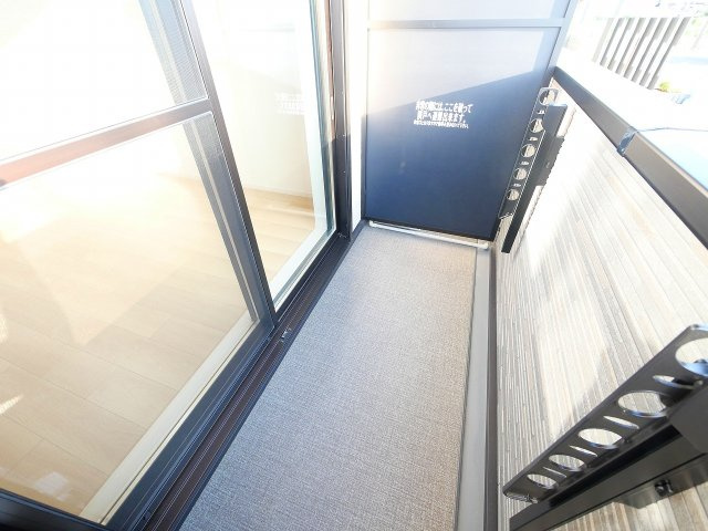 ヒカルサ奈良大森西ノースのバルコニー|暖かな日差しのふりそそぐバルコニー