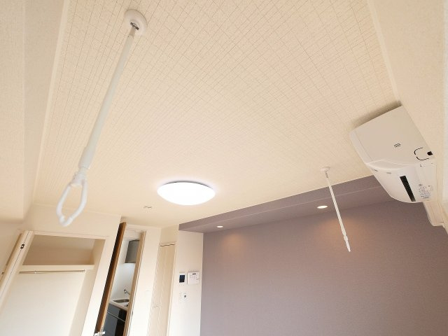 ヒカルサ奈良大森西ノースの設備|室内物干し付きです