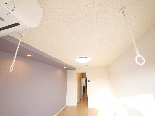 ヒカルサ奈良大森西ノースの設備|室内物干し付きです