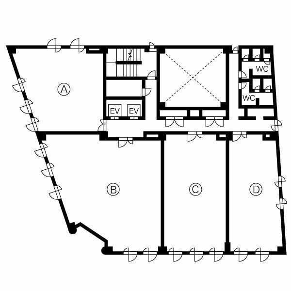 小坂本町1丁目 富士火災豊田ビルの間取り