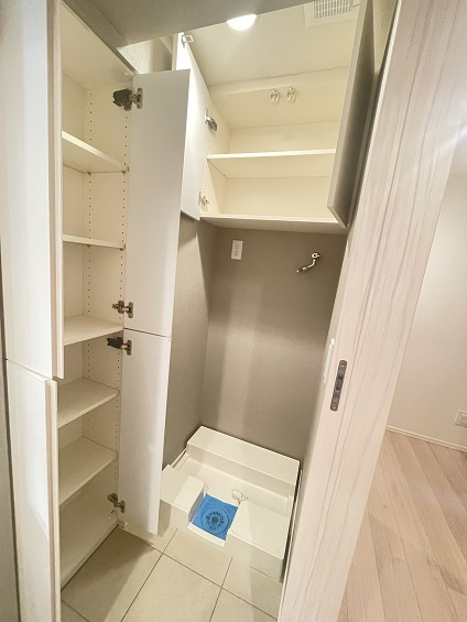 港区南青山７丁目の賃貸マンションのその他|ランドリースペース収納