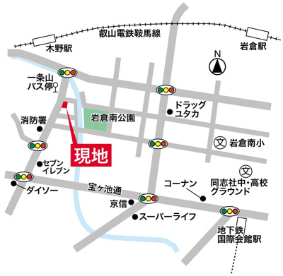 【地図】 | 岩倉北平岡町　分譲地【全3区画】