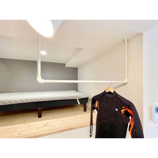 【設備】 | Ｓｕｒｆ　Ｄｅｃｋ | ☆ハンガーパイプ　※101モデルルーム写真