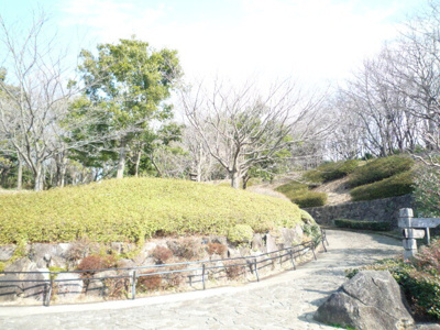大庭城址公園まで550ｍ