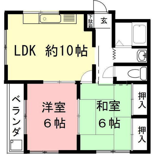 レジデンスみそのの間取り