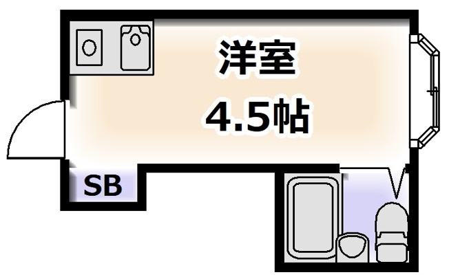 【間取り】 | 昭和グランドハイツ恵美須