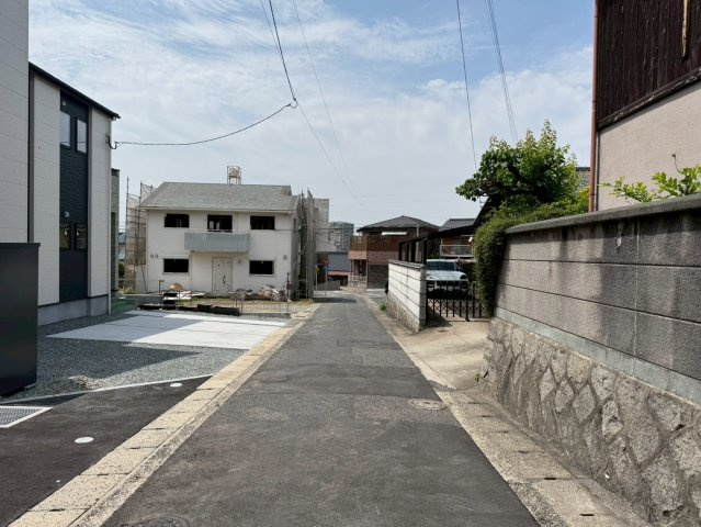ーBloomーブルームー小倉北区井堀1丁目3期　【小倉北区　新築戸建て】の前面道路含む現地写真|井堀小まで徒歩3分♪板櫃中徒歩10分