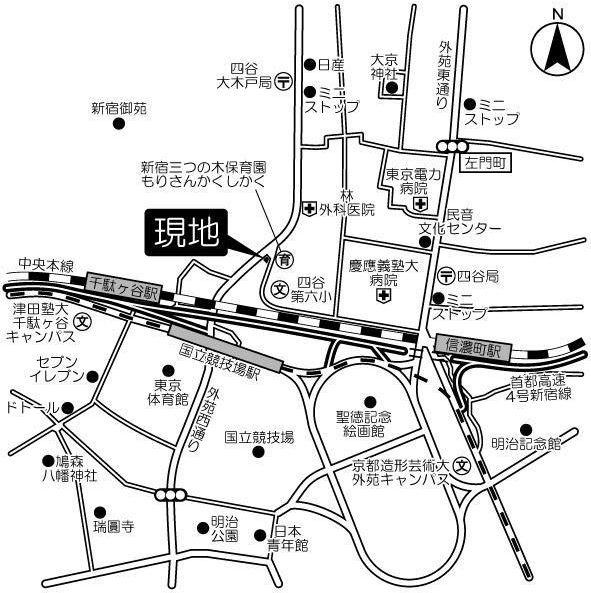 オーククレストビルの地図|オーククレストビル