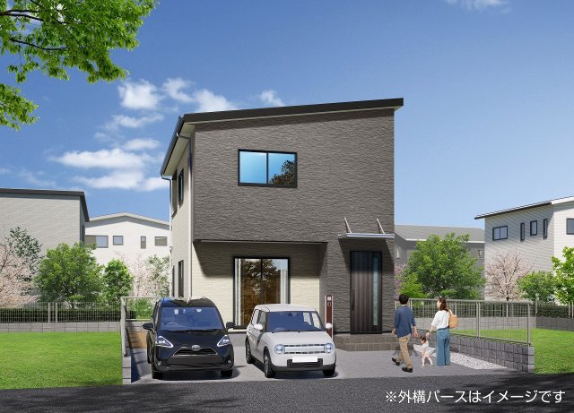 清武町正手　A号棟　の外観パース