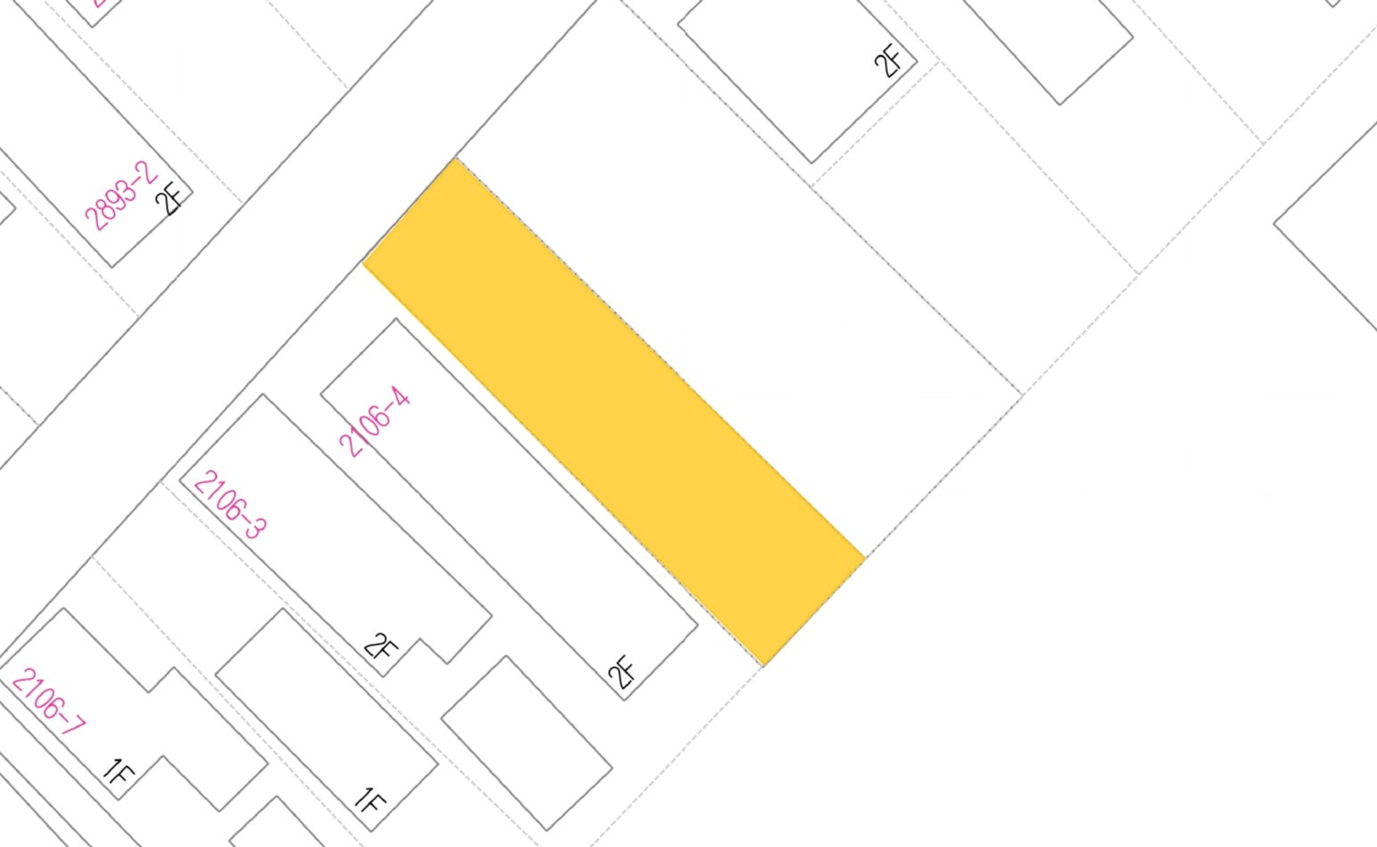 牧之原市細江　売土地　90坪超の区画図