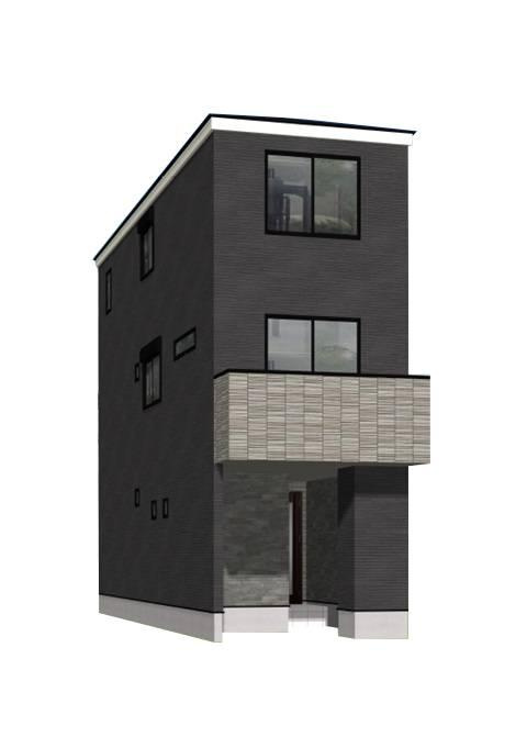 【横浜市保土ケ谷区上星川3丁目16-1全18棟新築戸建て】★仲介手数料無料★（坂本小学校・保土ケ谷中学校）の外観パース