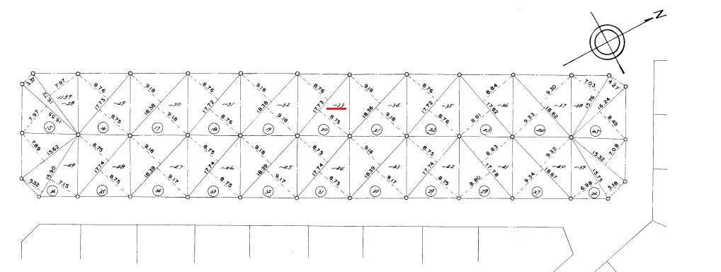 宇都宮市松風台　土地　の区画図