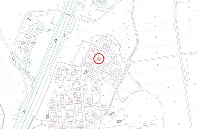 宇都宮市松風台　土地　の地図