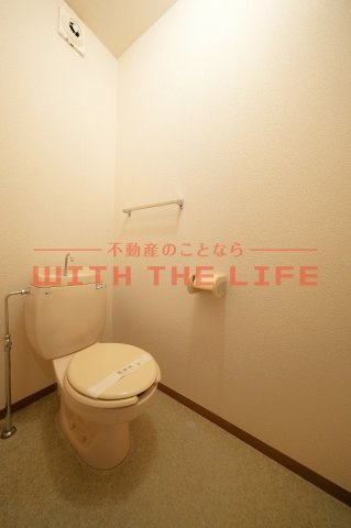 ドミールパーク江崎【10,000円キャッシュバック対象物件】のトイレ|清潔感のあるトイレです